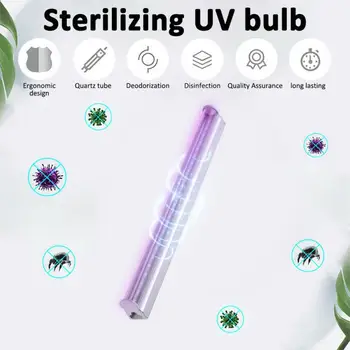 

24 LED UVC lamp Light Ozone Sterilize Disinfection Ultraviolet Tube Bulb Kill Dust Mite for home 5W Light For UV Bacterium Lamp