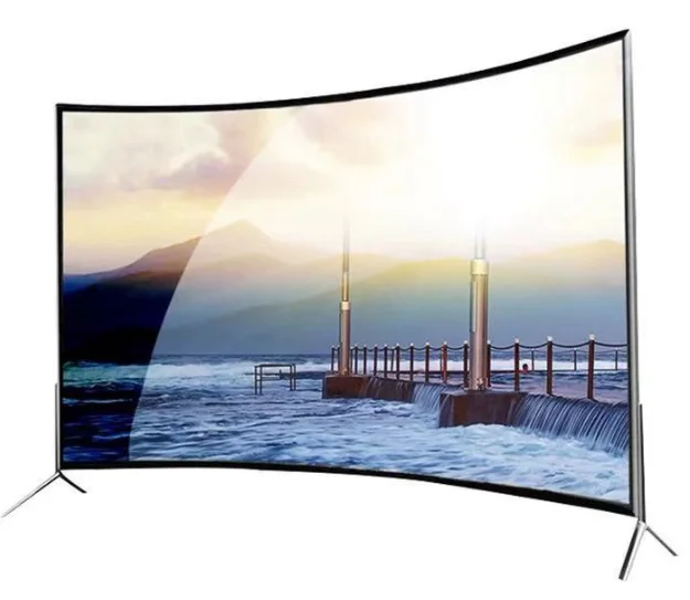 55''60'' 65 ''дюймовый изогнутый экран led tv android OS Интернет IP tv DVB-T2 wifi smart tv