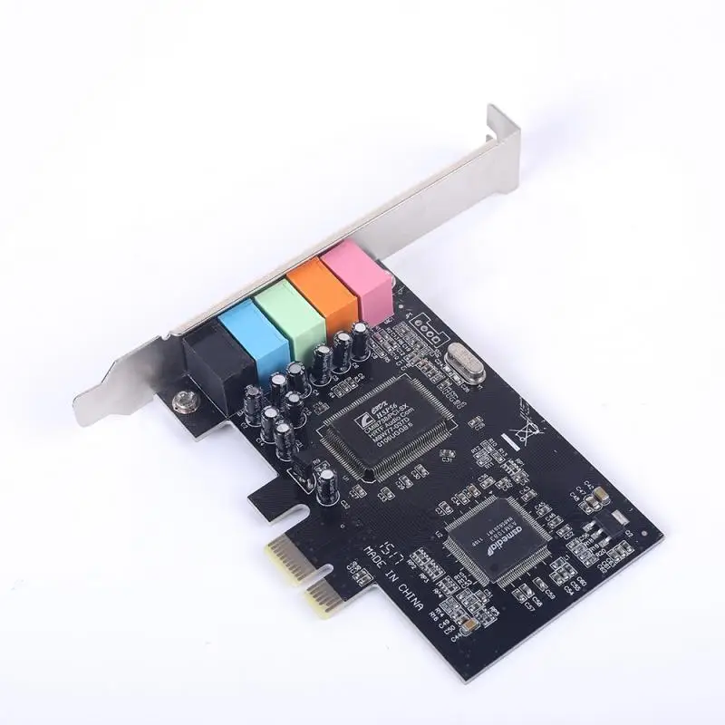 Встроенная звуковая карта 5 1 PCI 32/64-bit Express x1 PCI-E 5.1ch CMI8738 внутренняя аудиокарта