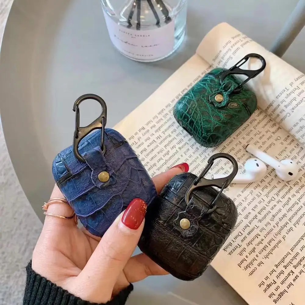 

Earphone Retro Bag Business Earphone Box for Apple Airpods 2 1 Set of Wireless Bluetooth Earbud Accessories
