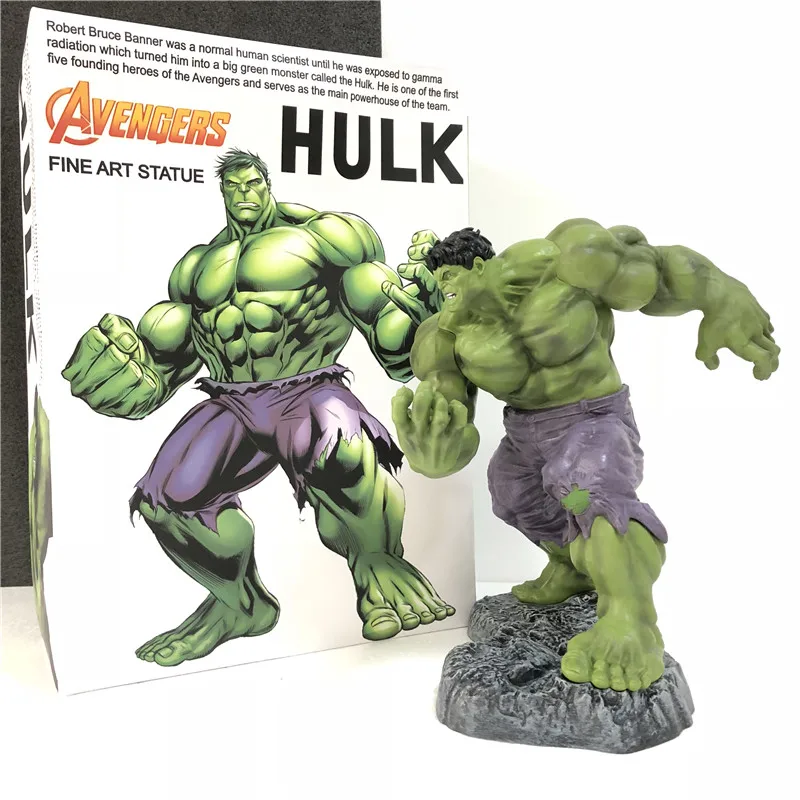 

35CM Statue Avengers: Endgame Hulk Robert Bruce Banner Physicist 14" Action Figure Collectible Model Toy With Original box