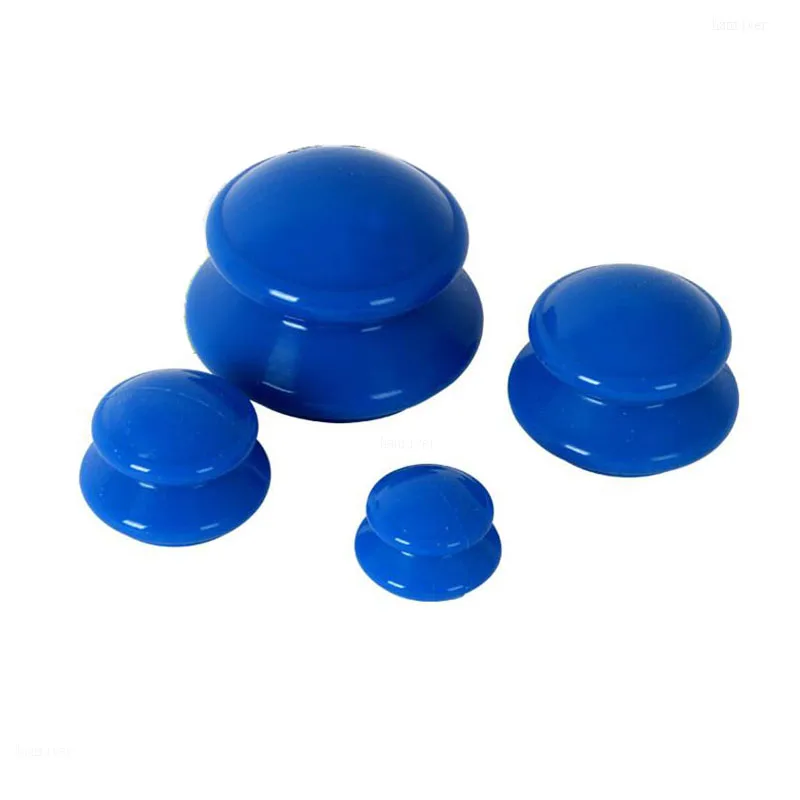 Health Care Small Body Hijama Anti Cellulite Vacuum Rubber Massager Cupping Cups Chinese Healthy Therapy Massages 4pcs 1set