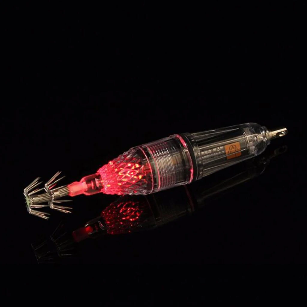 12cm LED Underwater Light Fishing Bait Lures Deep Drop LED Light Waterproof Underwater Lamp Attractive Light Attracting Tools