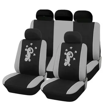 

New Fashion Car Automobiles Seat Covers Full Car Seat Cover Universal Fit Interior Accessories Protector Color Gray Car-Styling