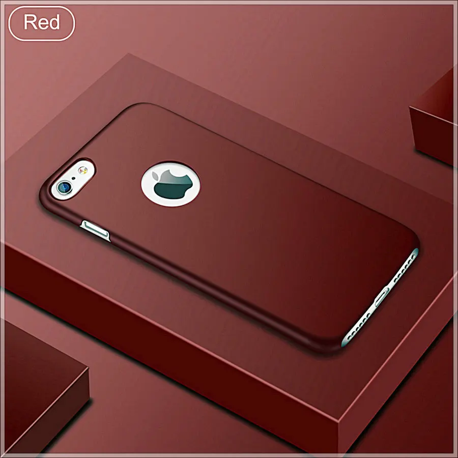 USLION Ультратонкий матовый чехол из поликарбоната для iPhone 7 Plus XR XS Max X простой