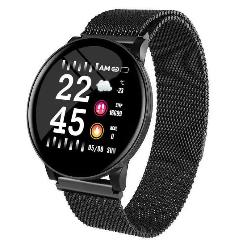 

Round Smart Bracelet Heart Rate Blood Pressure Blood Oxygen Measurement Health SP99