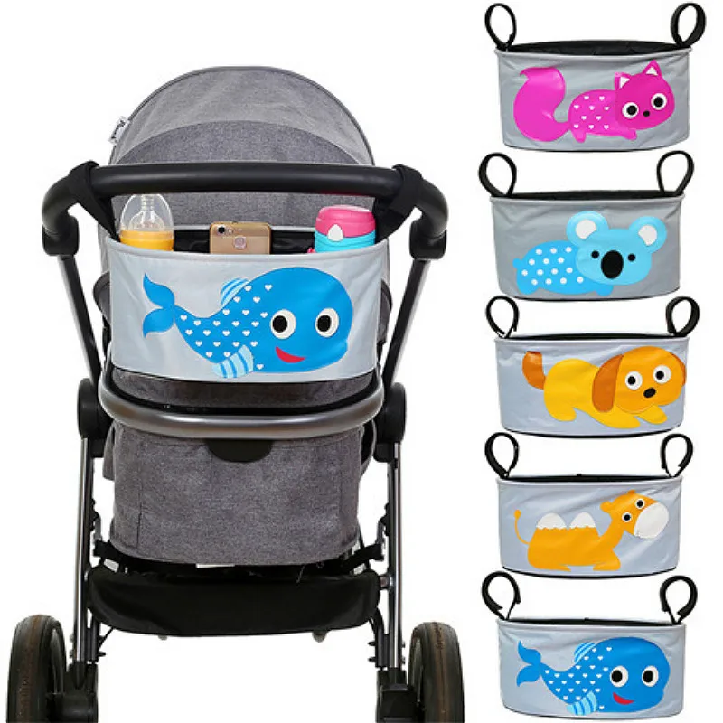 Accesorios para cochecito de bebé, bolsa de taza, bonito organizador de cochecito de Koala, cochecito de bebé, carrito, bolsa de coche, bolsa de transporte