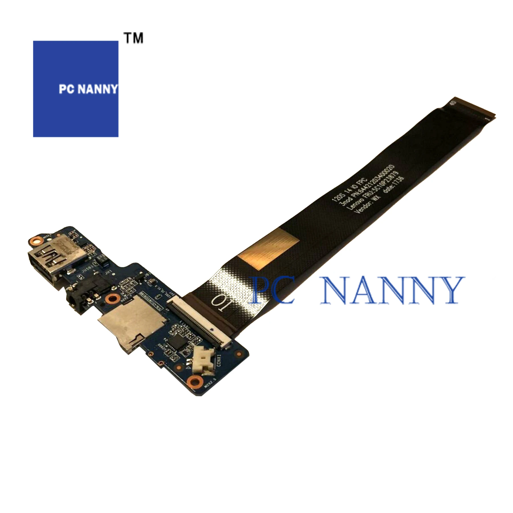ПК Няня для Ideapad 120S-14IAP аудио USB плата 5C50P2390 0 кабель дисплея 5C10Q74941 | Компьютеры и