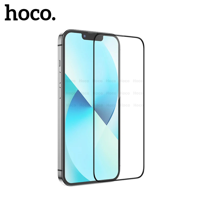 Закаленное стекло Hoco с полным покрытием и защитой от царапин Передняя пленка для