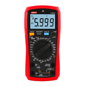 

UNI-T Tester Digital Multimeter Profesional True RMS Manual Range AC/DC Frequency Capacitance Temperature Tester Backlight