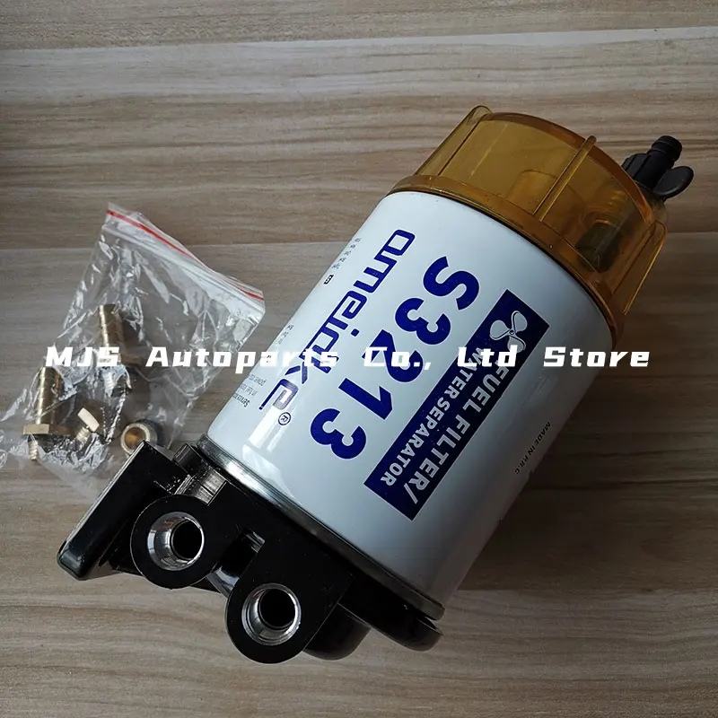 UF-10K S3213 S3227 Fuel Filter Water Separator Assembly for Mercury Suzuk Outboard Engine with Clear Bowl Base Filter Element