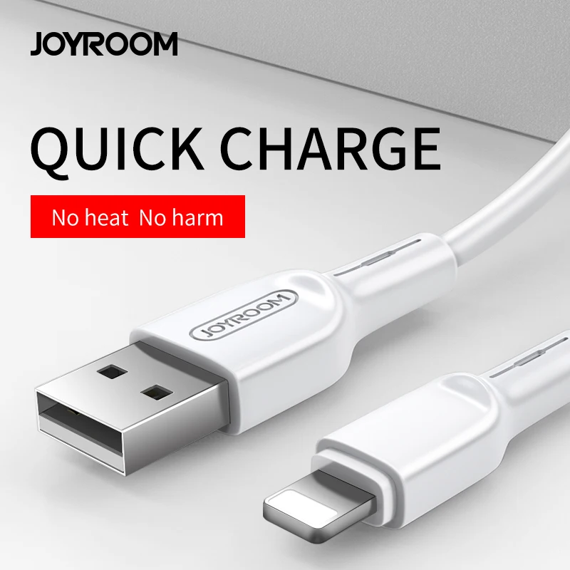 JOYROOM 1 м Быстрая зарядка USB кабель для синхронизации данных для iPhone 5S 6S 6 7 8 Plus X XR XS Max 11 Pro MAX iPad Air 2 3 usb кабели для зарядки