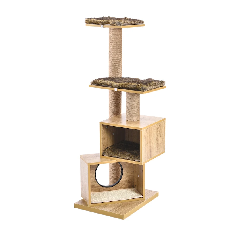 Unique Designing Sisal Cat Tree Pet Cat Window Luxury Chair Kitten Jumping Bed House For Cat Scratc