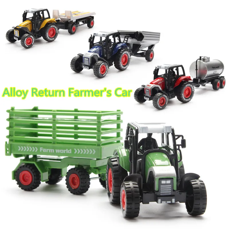 

2019 NEW Alloy Vehicle Farmer Tractor Tank Trailer Return Children Explosive Toy Vehicle Model Car Gift 1-3 Years NEW YEAR GIFT