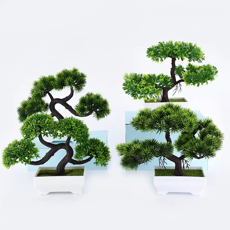 Kunstmatige Groene Planten Bonsai Simulatie Plastic Kleine Boom Pot Plant Ingemaakte Ornamenten Voor Thuis Tafel Tuin Decor 52841 Kunstmatige Planten Aliexpress