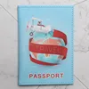 Mode mignon chat & canard animaux bande dessinée passeport couverture hommes femmes PU cuir voyage passeport titulaire Case carte ID détenteurs 14.5*10 cm ► Photo 3/6