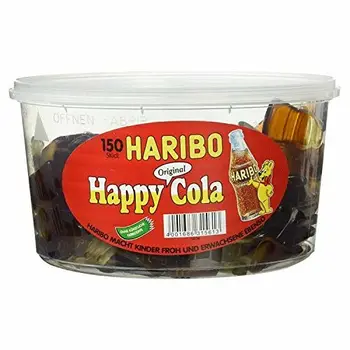 

HARIBO Happy-Cola grande bouteille 150 pièces