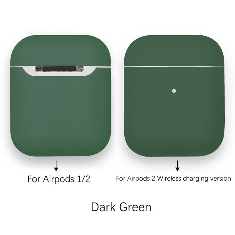 Soft Silicone Cases For Apple Airpods 1/2 Protective Bluetooth Wireless Earphone Cover For Air Pods Luxury Charging Box Bags