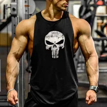 Для мужчин без рукавов, для тренажерного зала из джерсовой ткани детский комбинезон свободного кроя, сексуальная, для занятий бодибилдингом, Фитнес модные Повседневное бак топ, жилет для лета K2