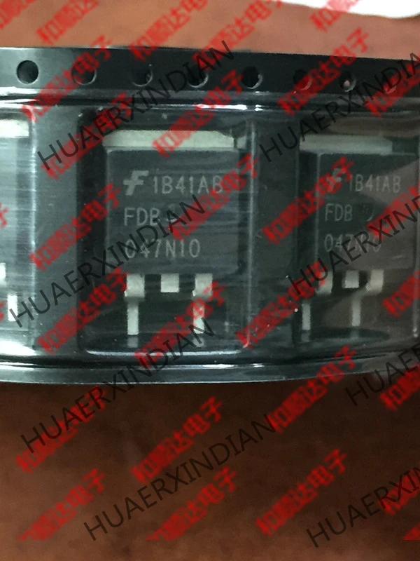5 шт., новые оригинальные кнопки FDB047N10-263 100V 120A на
