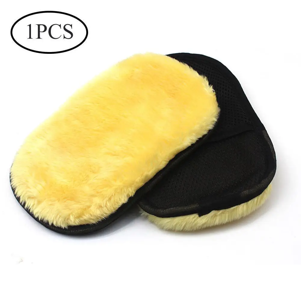 

Microfiber Wool Soft Automotive Car Washing Cleaning Glove Cleaning Car Cleaning Brush Motorcycle Washer Care Car Wash 17x25cm