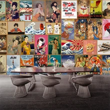 Прямая поставка на заказ Фреска суши кухня фон обои для японского ресторана коммерция обои декор