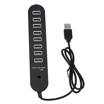 

Hub Portable Premium Multiple DM-HB70 USB 2.0 High Speed Hub 8-Port for Computer Laptop Tablet Phone