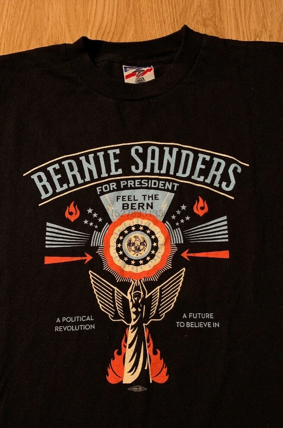 2016 Bernie Sanders For President Feel The Bern футболка Размер Мужская и rsquos Средняя | одежда