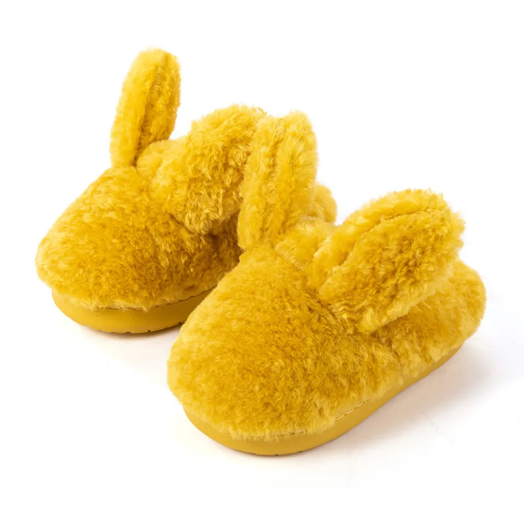 Toddler Boys Girls Slippers Children Fashion Shoes Warm Cute Animal Kid House Shoes Warm Plush Slippers Home Sapato Infantil