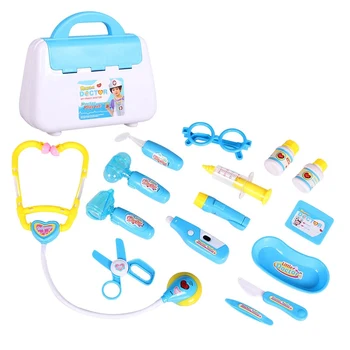 

Wooden Pretend Play Doctor Educationa Toys for Children Simulation Medicine Chest Set for Kids Interest Development