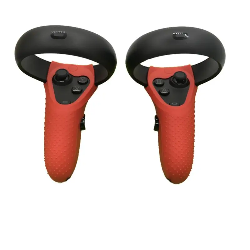 RED VR Oculus Quest чехол силиконовый чехол пылезащитный чехол для Oculus Quest/Rift S VR oculus rift s VR контроллер коробка - Цвет: RED
