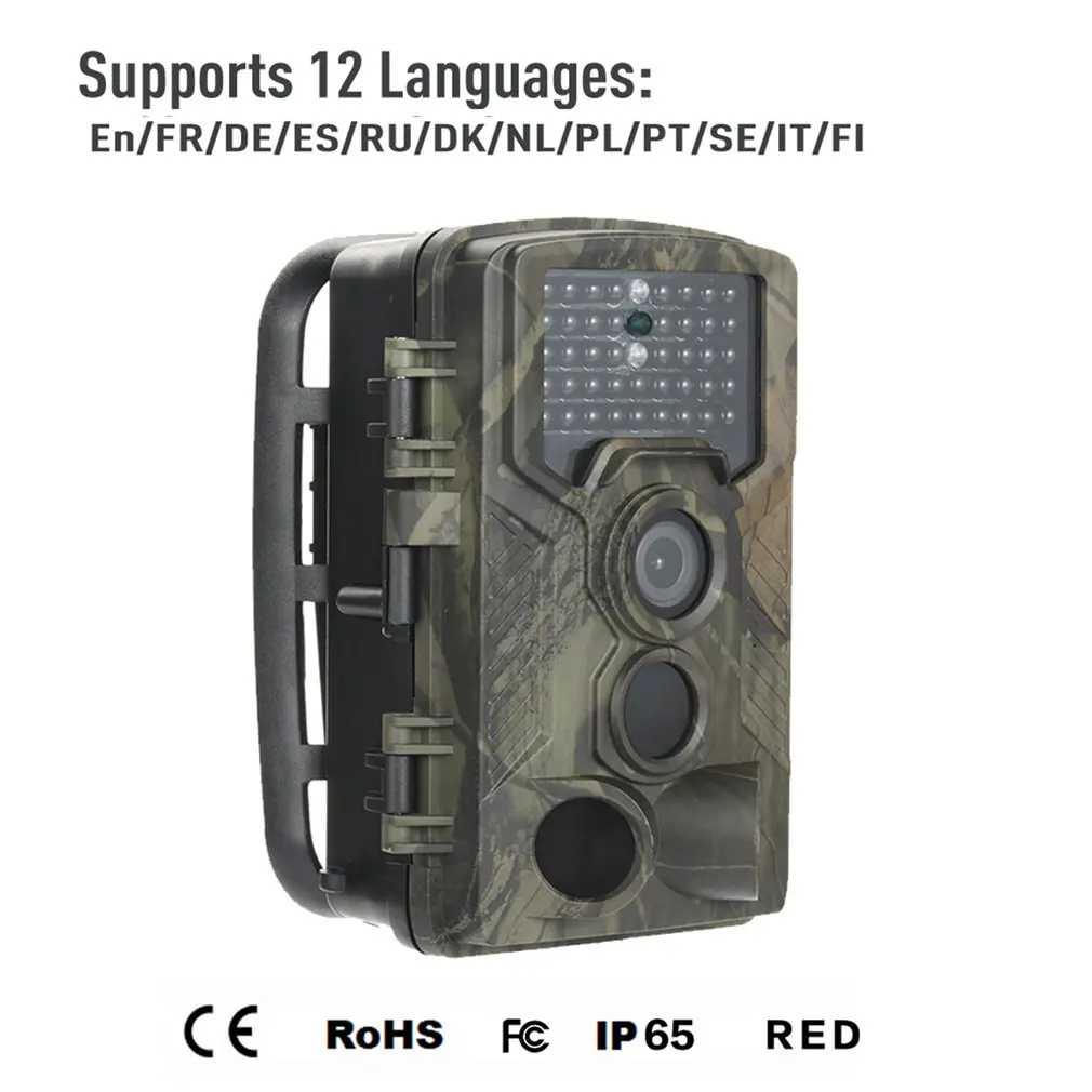 1080P Outdoor Hunting Camera 16MP 32GB IR Night Vision HD 120 Degree Waterproof Camera With LED Surveillance HC-800A/G/M Camera