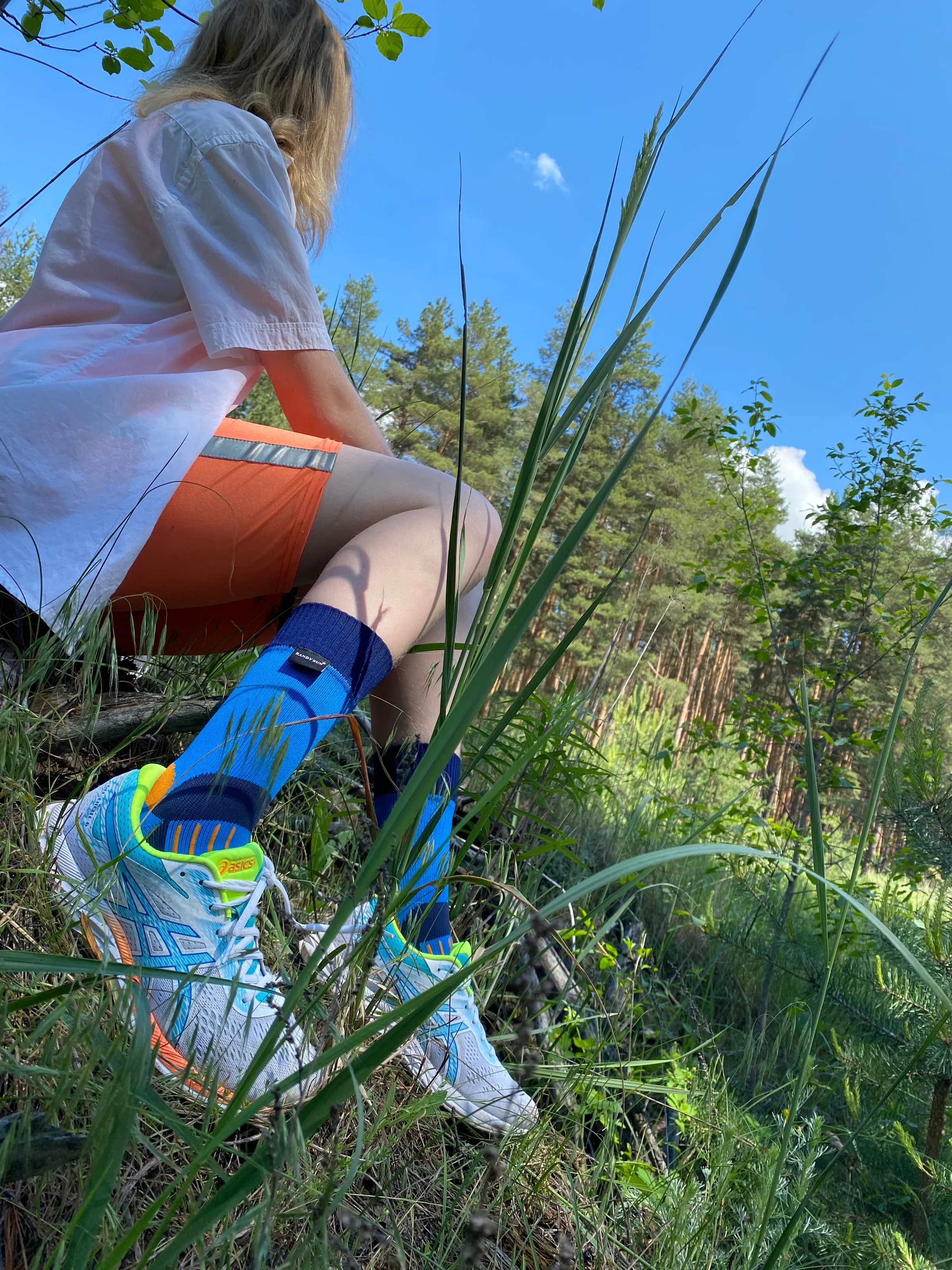 RANDY SUN Men Women 100% Waterproof Fishing Socks Athletic Outdoor Sports Socks Breathable Windproof Soft Sweat Wicking