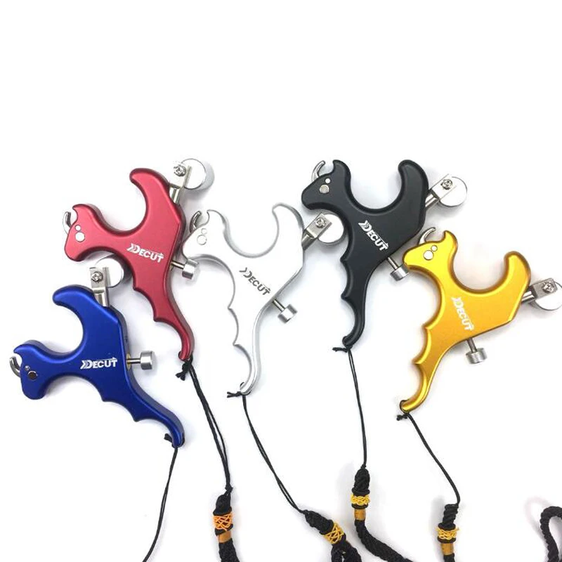 

CAMPUS Compound Bow Release 5 Colors 4 Finger Release aluminum alloy Aid For Archery bow Hunting or target shooting