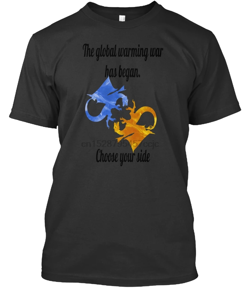 Мужская футболка &quotГлобальная потепление войны&quot начала женская |