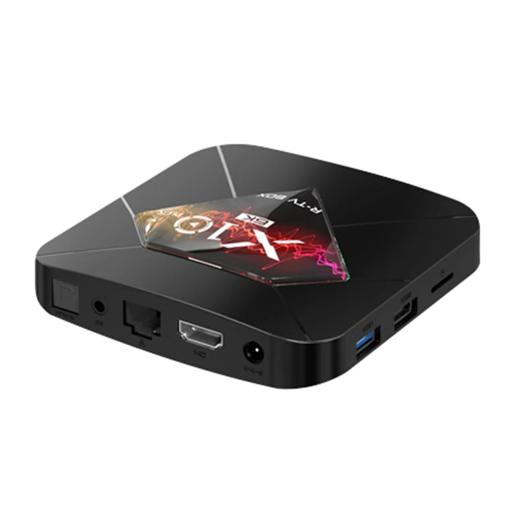 X10 Plus Android 9.0 Smart H6 WiFi 4GB+64GB Set Top Box 6K Media Player AU