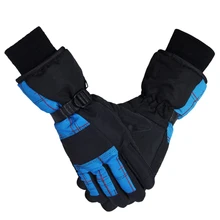 1 пара Велоспорт противоскользящие регулируемые уличные лыжные перчатки утолщенные спортивные водонепроницаемые изолированные ветрозащитные зимние теплые мужские и женские