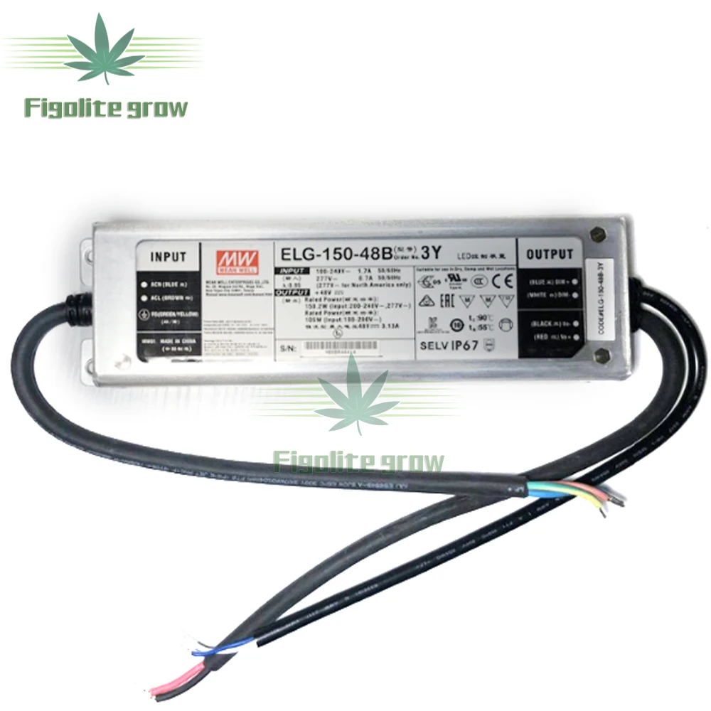 Светодиодные промышленные светильники Meanwell для HLG 120H 48A/B 240H ELG 150 240 Мощность
