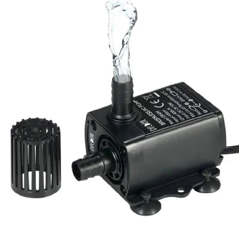 USB мини погружной насос DC12V 10 Вт функция регулировки потока 400л/ч Лифт 4,5 м