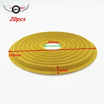 

20pcs 168mm 39 Core Speaker Spring Pad Damper DIY Subwoofers Bullet Wave Shrapnel Woofer Spider Repair Accessories Wholsale