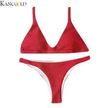 KANCOOLD, летний купальник, повседневный Купальник для женщин, трехточечный купальник, бикини, купальный костюм, летняя пляжная одежда, боди
