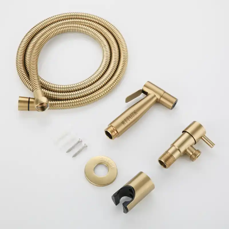 304 Stainless Steel Brushed Gold Bidet Toilet Handheld Bidet