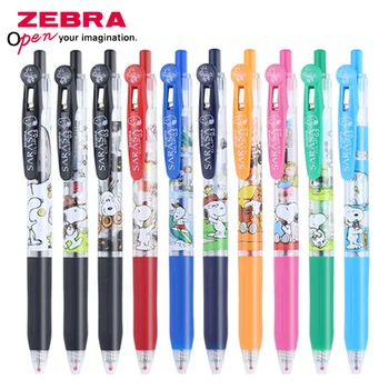 

New ZEBRA Snoopy Color Gel Pen SARASA JJ15 Limited Pen JJ29-SN4 0.5mm Cute Cartoon Student Writing Gel Pen