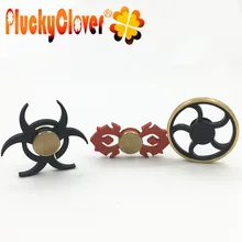 1 шт. металлический фиджет Спиннер ADHD игрушки взрослые дети развивающие игрушки гироскопа игрушки круглый огонь колесо палец Топ гироскоп для детей подарок Медь