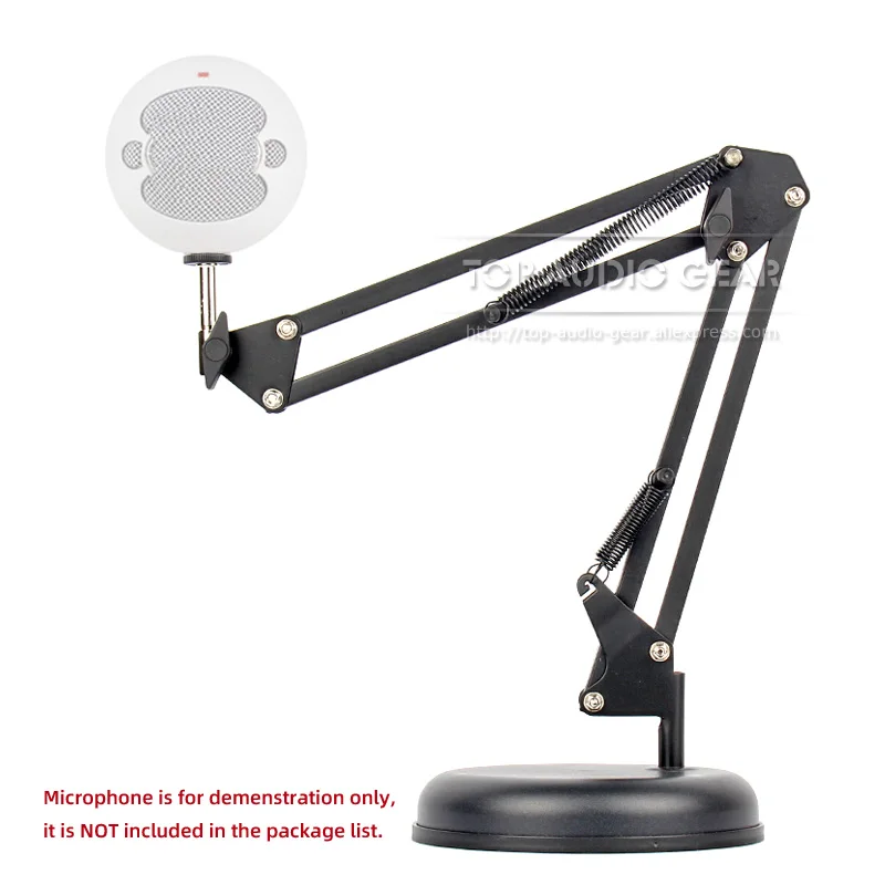 ラウンドプレートデスクトップサスペンションマイクブームアームはさみスタンドマウント卓上ブラケットブルー雪だるま氷イエティプロマイク マイクスタンド Aliexpress