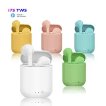 Rglm mini fone de ouvido i7s tws wireless, mini fone de ouvido estéreo com bluetooth, headset com doca de carregamento para todos os smartphones