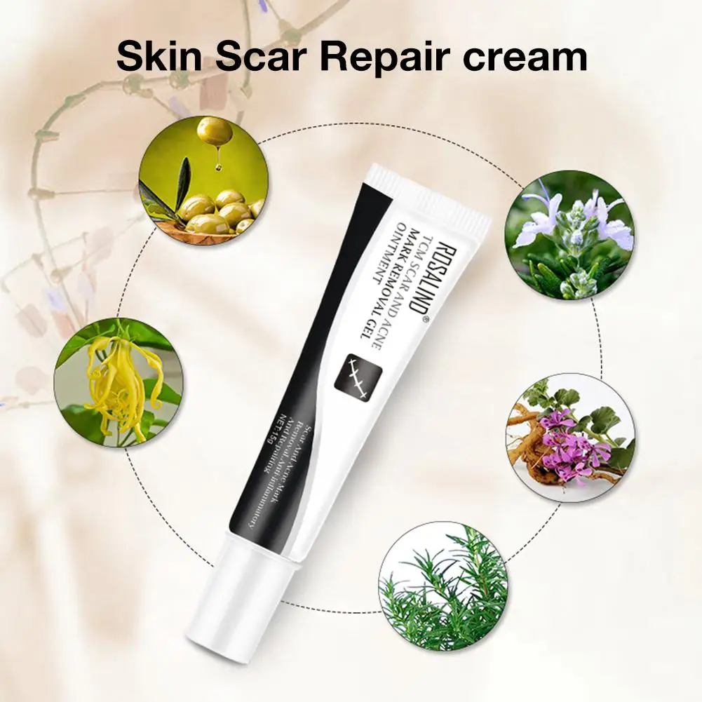 Pigmentation Ointment Scar Acne Face Cream Mark Removing Repairing Skin Cream Ginseng Essence Skin Care Gel Ointment - Цвет: Black