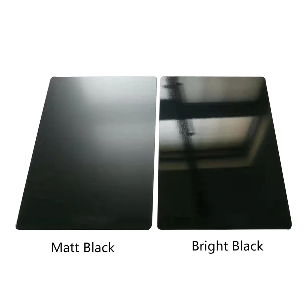 0.2mm Thick 100Pcs Bright/Matt Black DIY Laser Marking Engraving