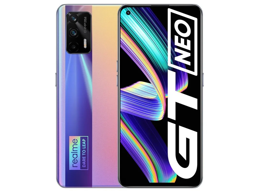 Global ROM Realme GT NEO 5G Dimensity 1200 SmartPhone 6.43 Inch 120Hz Super AMOLED 64MP 4500Mah 50W Flash Charger 8gb ram ddr4