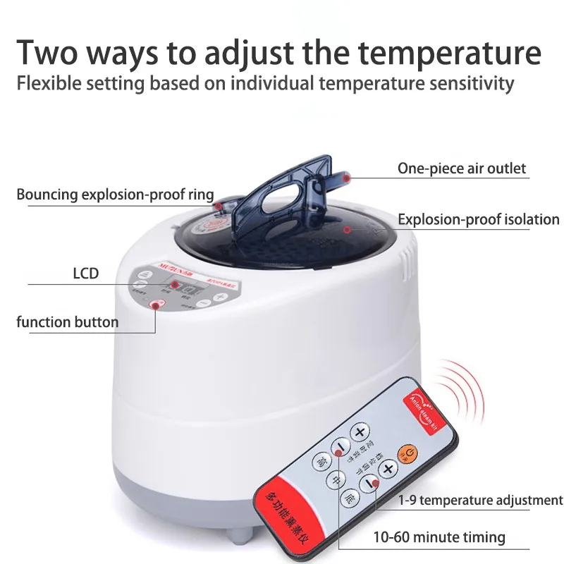 

Sauna Generator For Sauna Steam Generator 2L Fumigation Machine Home Steamer Steamer